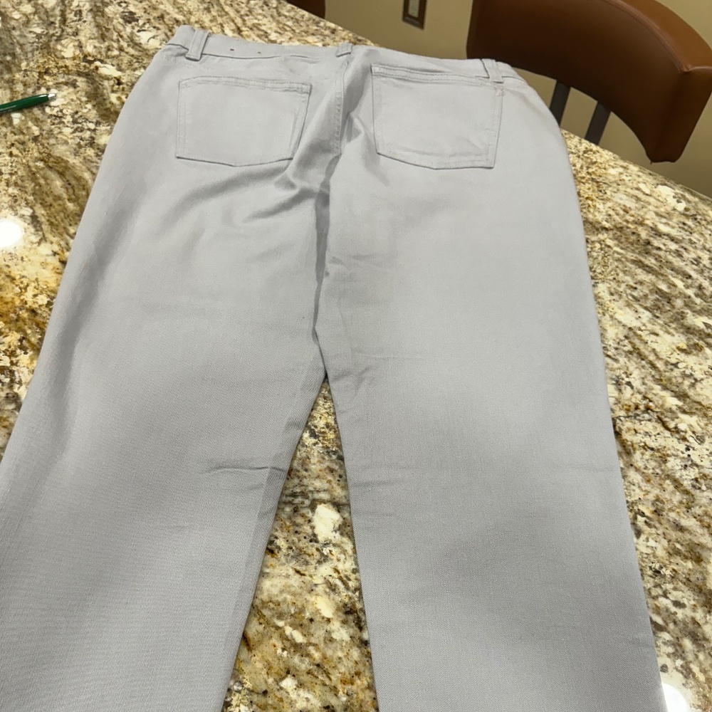 Talbots Simply Flattering 5 Pocket jeans- LOVELY GRAY size 12Petite - EUC! - Picture 7 of 15